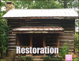 Historic Log Cabin Restoration  Uniontown, Alabama